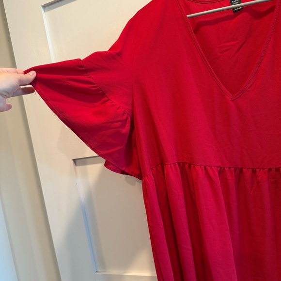 SHEIN Curve 2XL Vibrant Red Dress - Picture 3 of 7